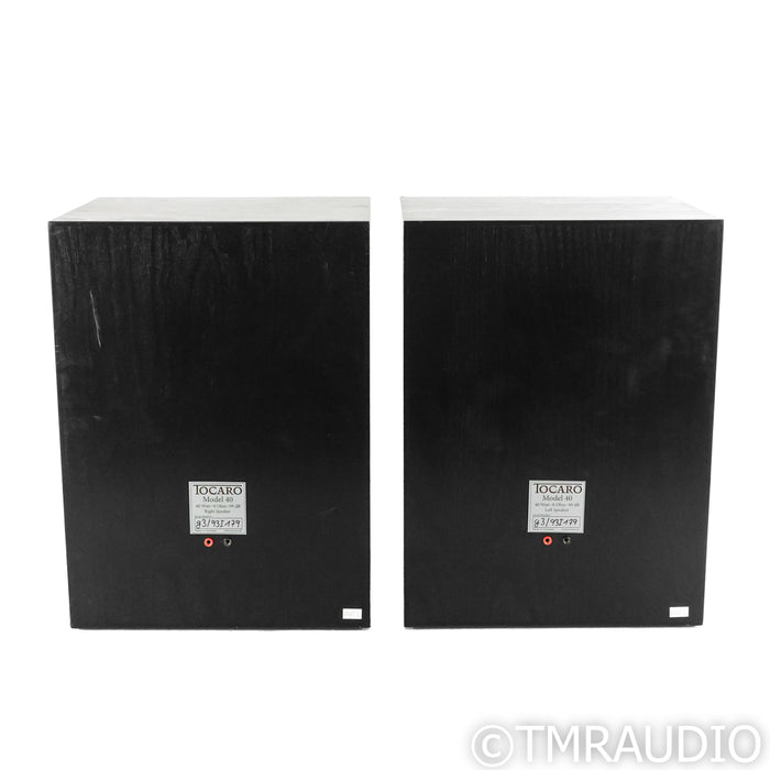Tocaro 40E Bookshelf Speakers; Black Pair