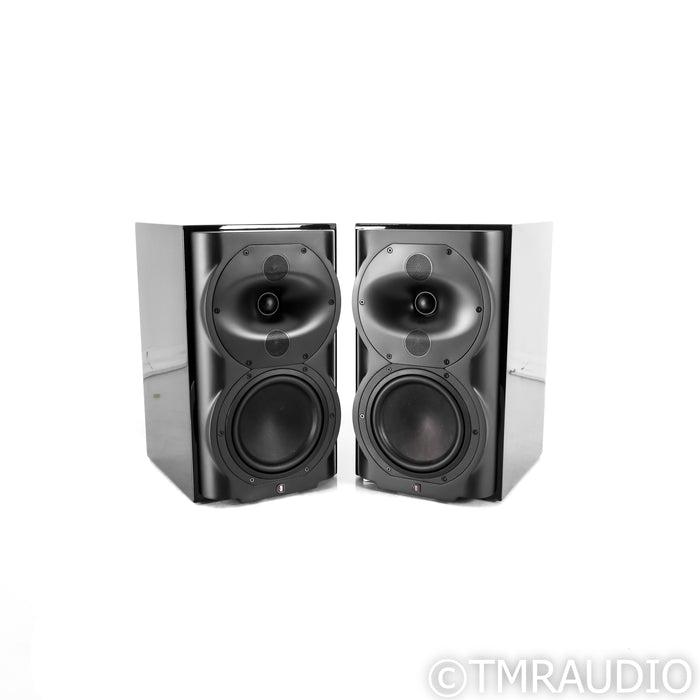 Perlisten R4b Bookshelf Speakers; Gloss Black Pair
