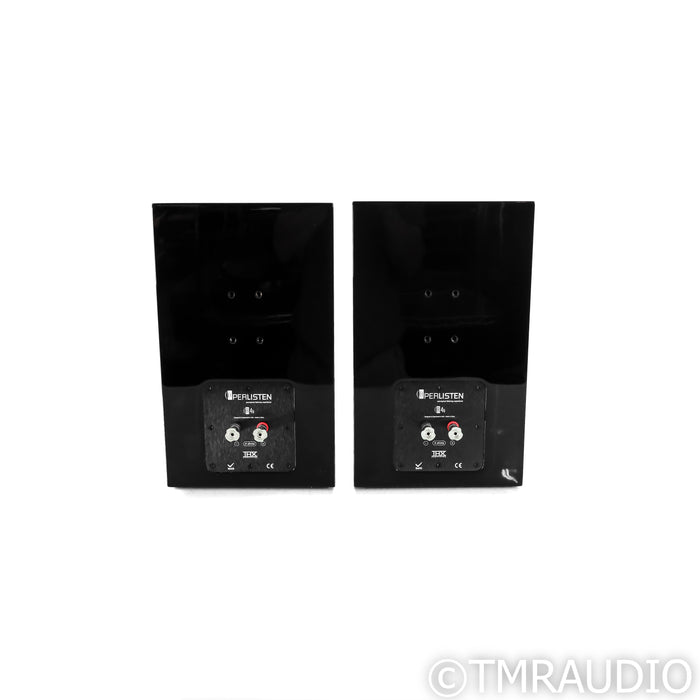 Perlisten R4b Bookshelf Speakers; Gloss Black Pair