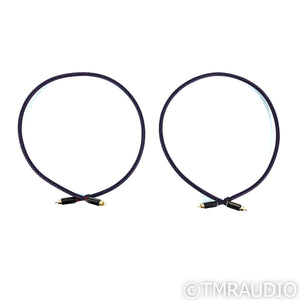 Tributaries Series 6 RCA Cables; 1m Pair Interconnects