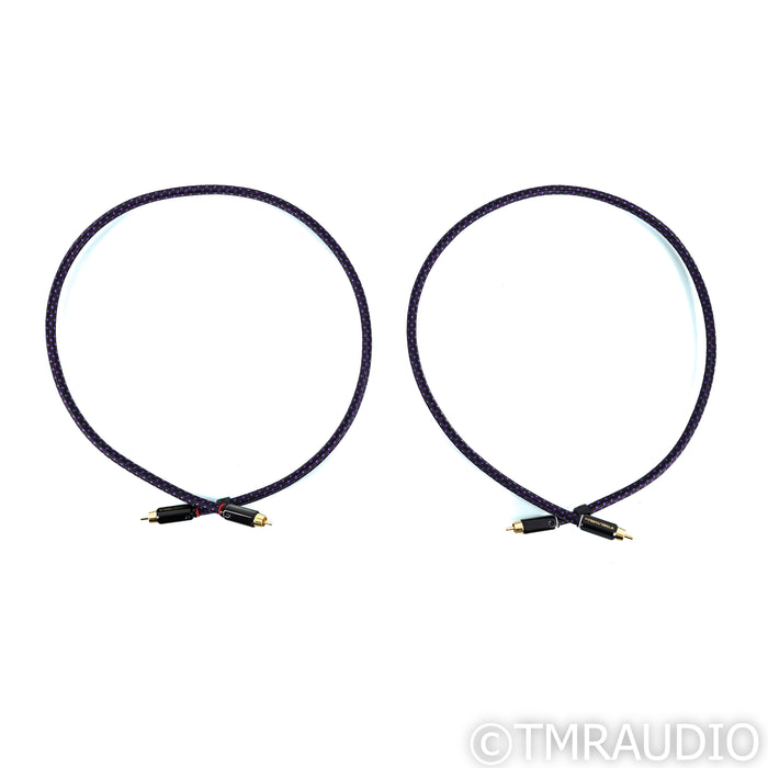Tributaries Series 6 RCA Cables; 1m Pair Interconnects