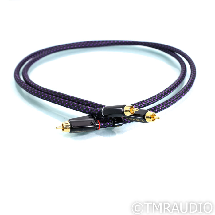 Tributaries Series 6 RCA Cables; 1m Pair Interconnects