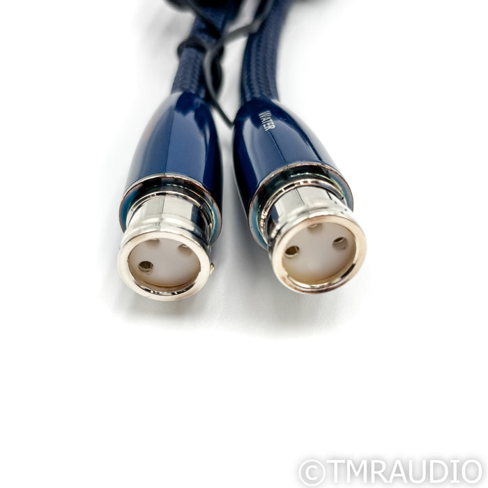 AudioQuest Water XLR Cables; 0.75m Pair Balanced Interconnects