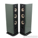 Focal Aria Evo X No. 4 Floorstanding Speakers; Moss Green High Gloss Pair (Used)