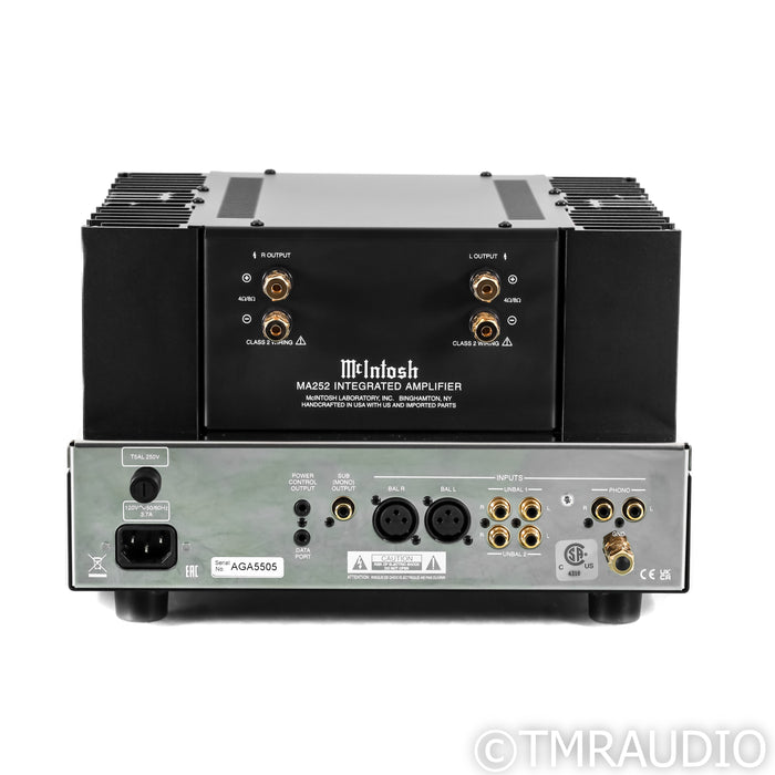 McIntosh MA252 Stereo Tube Hybrid Integrated Amplifier; MM Phono