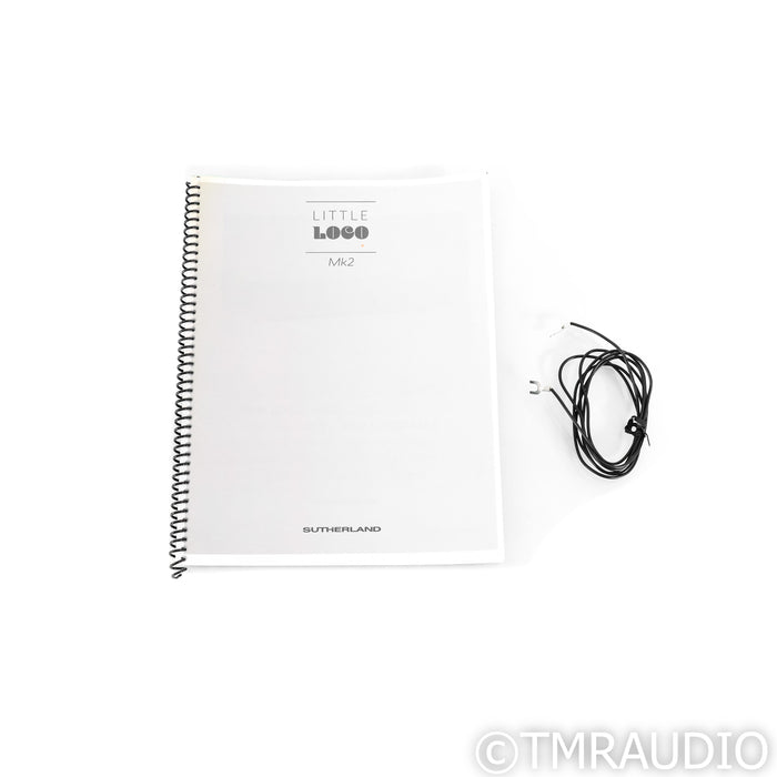 Sutherland Engineering Little Loco MK2 MC Phono Preamplifier