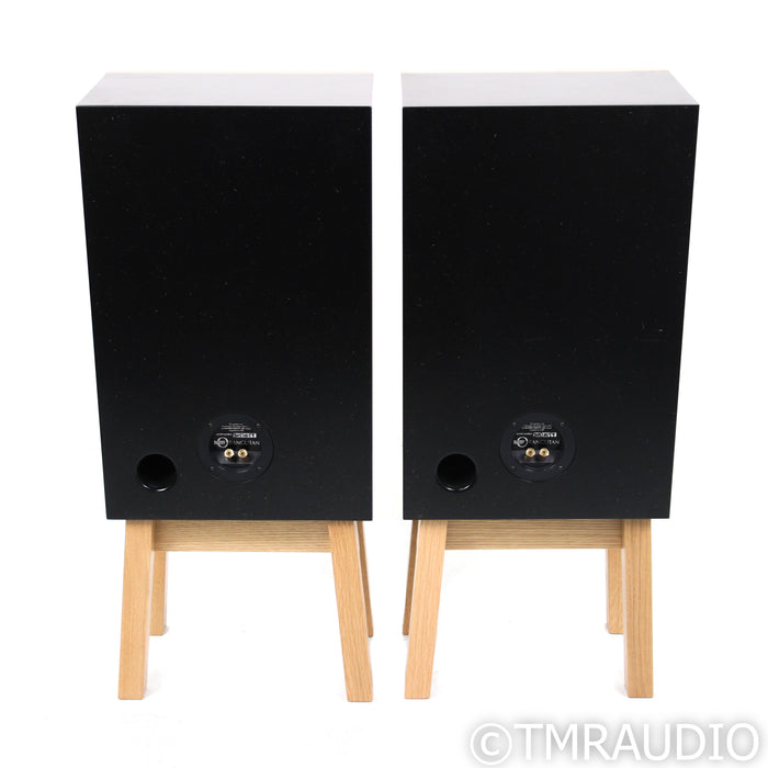 Devore Fidelity O/Baby Monitor Speakers; White Oak Pair with Stands