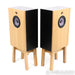 Devore Fidelity O/Baby Monitor Speakers; White Oak Pair with Stands