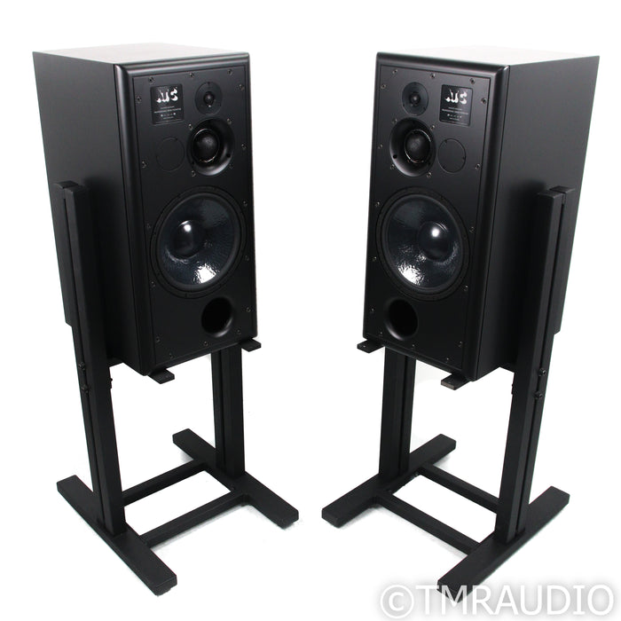 ATC SCM100ASL Pro Active Monitor Speakers; Black Pair w/ Sound Anchors Stands