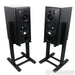 ATC SCM100ASL Pro Active Monitor Speakers; Black Pair w/ Sound Anchors Stands