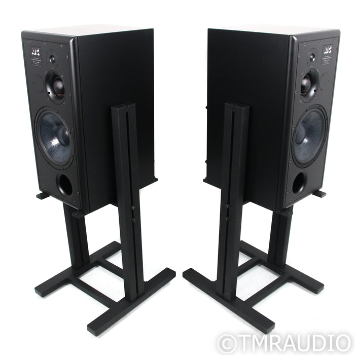 ATC SCM100ASL Pro Active Monitor Speakers; Black Pair w/ Sound Anchors Stands
