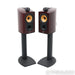 Bowers & Wilkins Nautilus 805 Bookshelf Speakers; Red Cherry Pair; w/ Stands