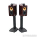 Bowers & Wilkins Nautilus 805 Bookshelf Speakers; Red Cherry Pair; w/ Stands