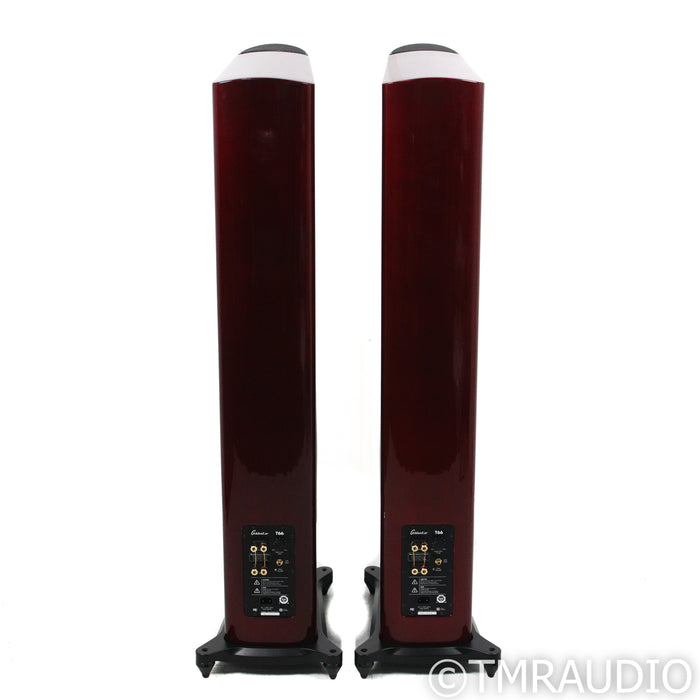 GoldenEar T66 Floorstanding Speakers; Santa Barbara Red Pair