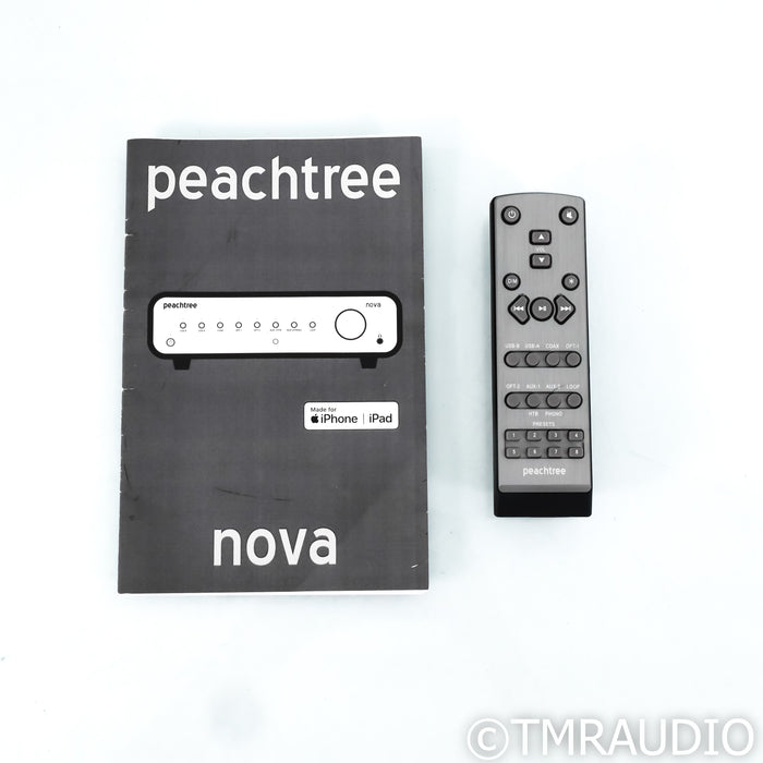 Peachtree Audio Nova300 Stereo Integrated Amplifier; Gloss Ebony Mocha; MM Phono