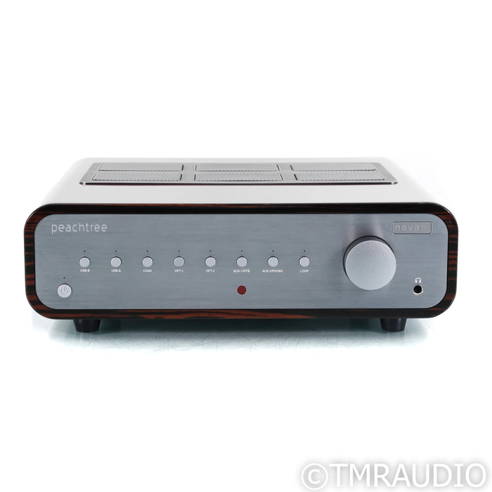 Peachtree Audio Nova300 Stereo Integrated Amplifier; Gloss Ebony Mocha; MM Phono