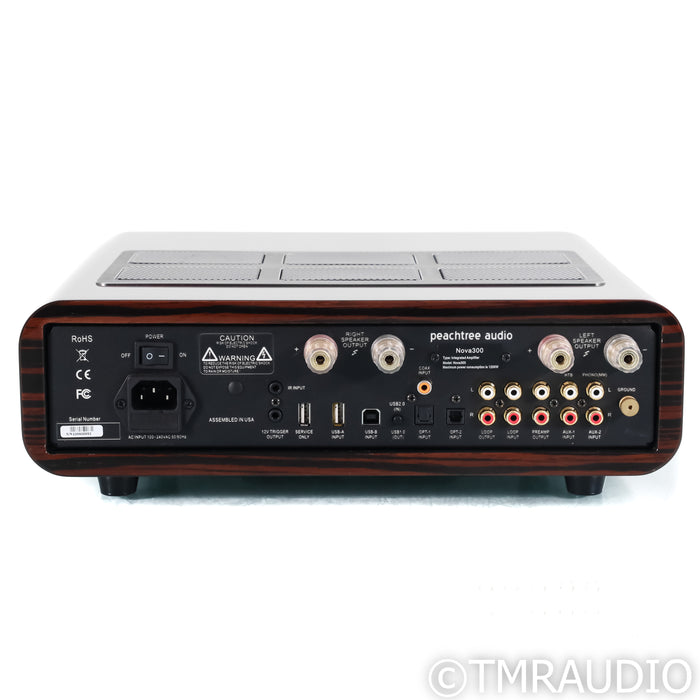 Peachtree Audio Nova300 Stereo Integrated Amplifier; Gloss Ebony Mocha; MM Phono