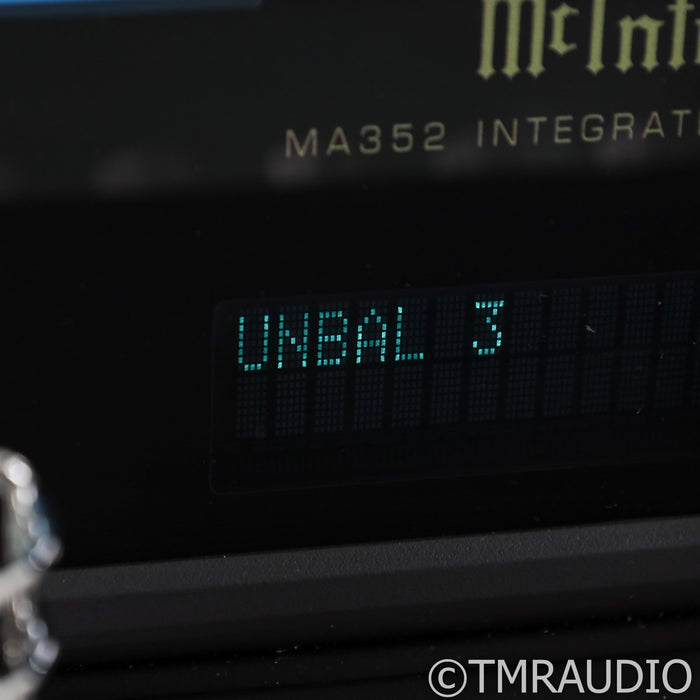 McIntosh MA352 Stereo Tube Hybrid Integrated Amplifier; MM Phono