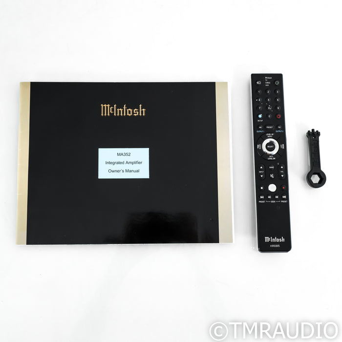 McIntosh MA352 Stereo Tube Hybrid Integrated Amplifier; MM Phono