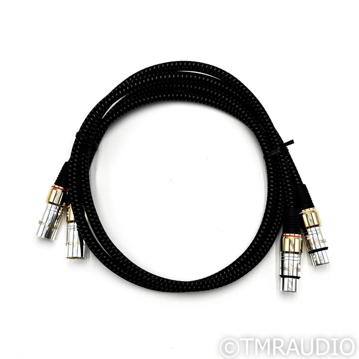 Tributaries 8AB MKII XLR Cables; 1m Pair Balanced Interconnects