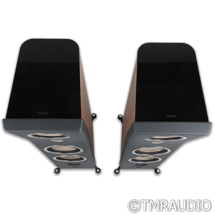 Focal Kanta No. 3 Floorstanding Speakers; Walnut / Dark Grey Pair