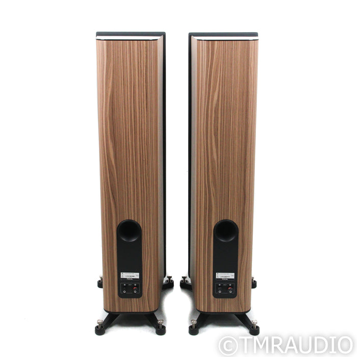 Focal Kanta No. 3 Floorstanding Speakers; Dark Grey / Walnut Pair