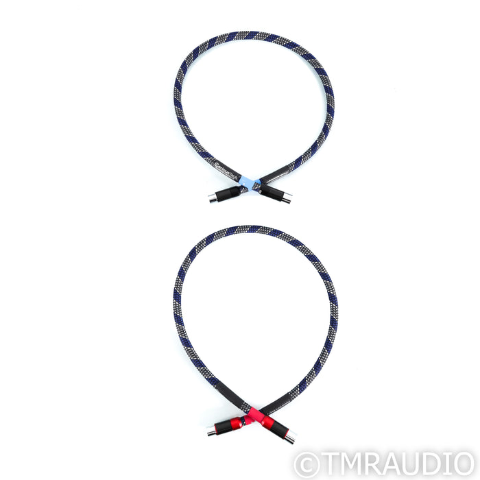 Cerious Technologies Graphene Lumniscate XLR Cables; 1m Pair Balanced Interconnects