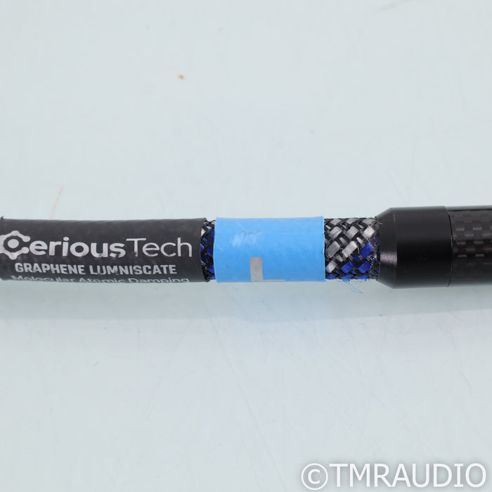 Cerious Technologies Graphene Lumniscate XLR Cables; 1m Pair Balanced Interconnects