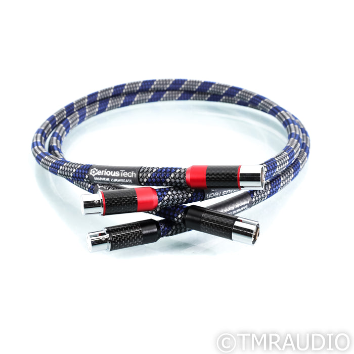 Cerious Technologies Lumniscate XLR Cables; 1m Pair Balanced Interconnects