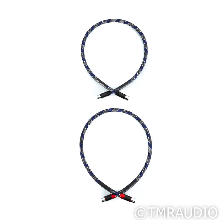 Cerious Technologies Lumniscate XLR Cables; 1m Pair Balanced Interconnects
