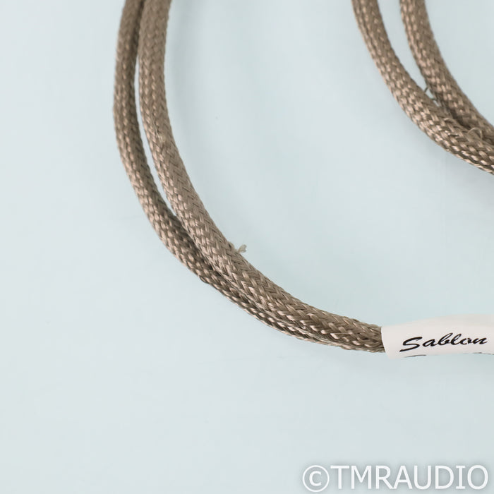 Sablon Audio Panatela Reserva XLR Cables; 1m Pair Balanced Interconnects