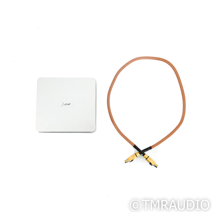 JCAT Signature LAN Cable Gold; 1m Digital Interconnect