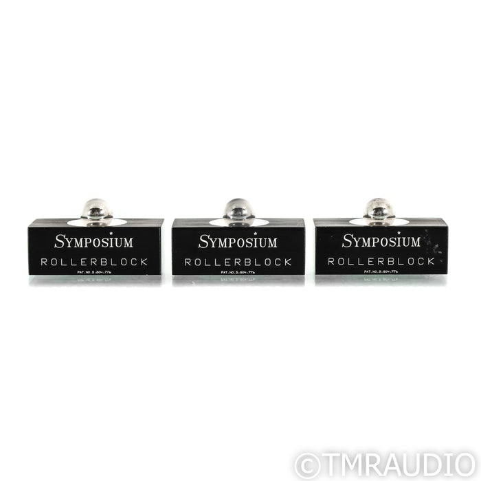 Symposium Acoustics Rollerblock Series 2+ Isolation Device; Set of 3