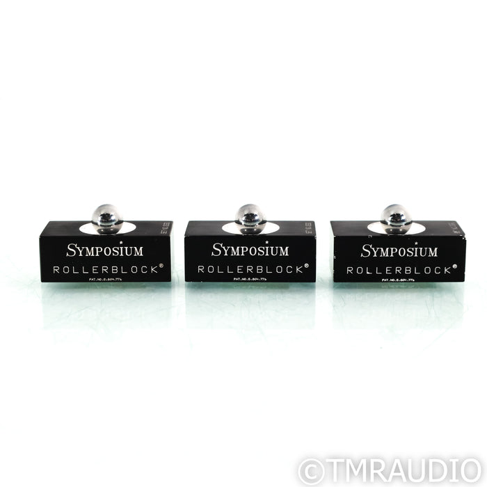 Symposium Acoustics Rollerblock Series 2+ Isolation Device; Set of 3