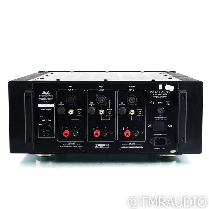Parasound Halo A31 3-Channel Power Amplifier; A 31