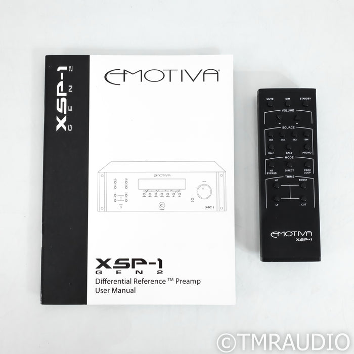Emotiva XSP-1 Gen2 Stereo Preamplifier; MM / MC Phono