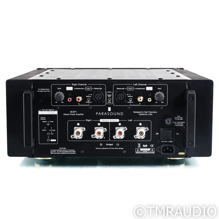 Parasound Halo A21+ Power Amplifier; A 21+
