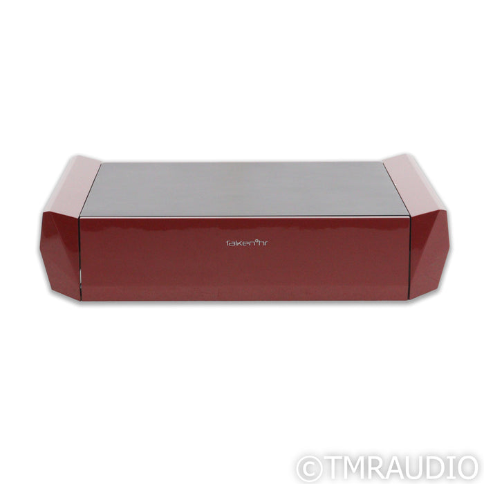 Synastec Audio Saxum Stereo Power Amplifier; w/ FalkenOhr Isolation Stand