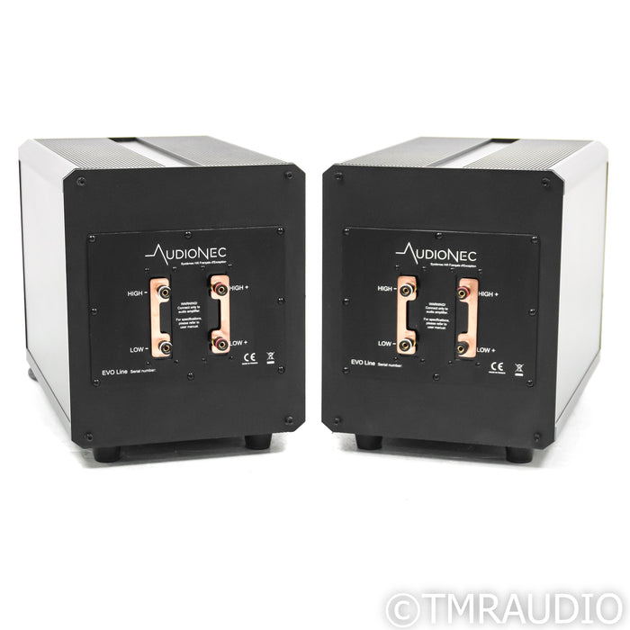 AudioNec Evo 3 Signature Floorstanding Speakers; White Pair w/ Crossovers