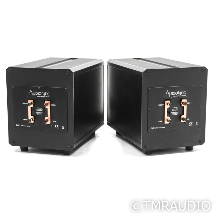 AudioNec Evo 3 Signature Floorstanding Speakers; White Pair w/ Crossovers