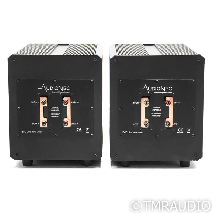 AudioNec Evo 3 Signature Floorstanding Speakers; White Pair w/ Crossovers