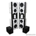 AudioNec Evo 3 Signature Floorstanding Speakers; White Pair w/ Crossovers