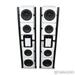 AudioNec Evo 3 Signature Floorstanding Speakers; White Pair w/ Crossovers