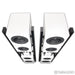 AudioNec Evo 3 Signature Floorstanding Speakers; White Pair w/ Crossovers