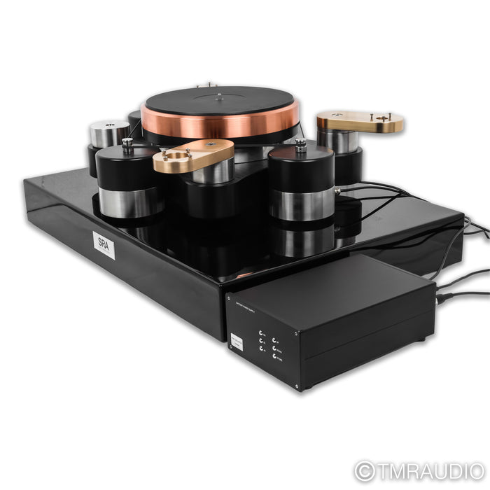 TW Acustic Raven Black Night 3 Motor Belt Drive Turntable; Tonearms not Included