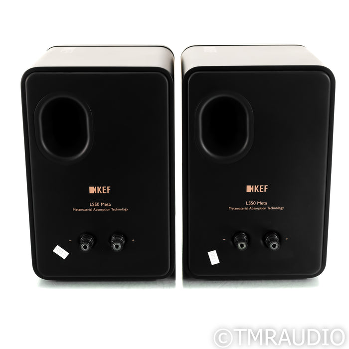 KEF LS50 Meta Bookshelf Speakers; Black Pair