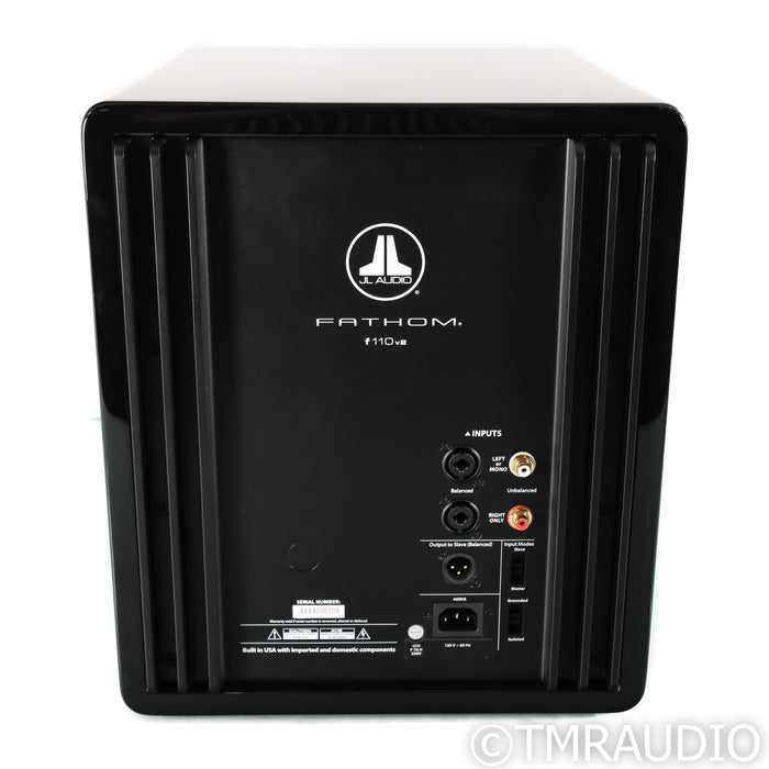 JL Audio Fathom F110 v2 10" Powered Subwoofer; Black