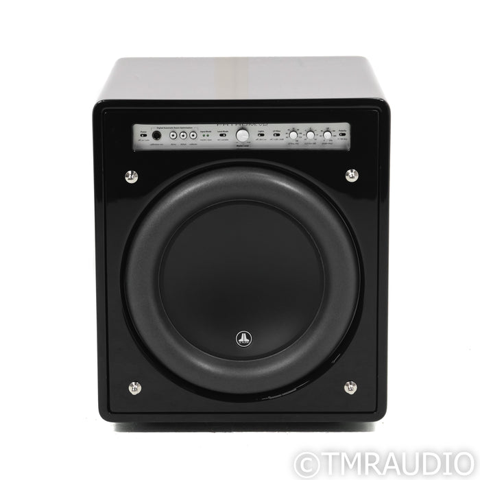 JL Audio Fathom F112 v2 12" Powered Subwoofer; Gloss Black w/ Gaia I Feet
