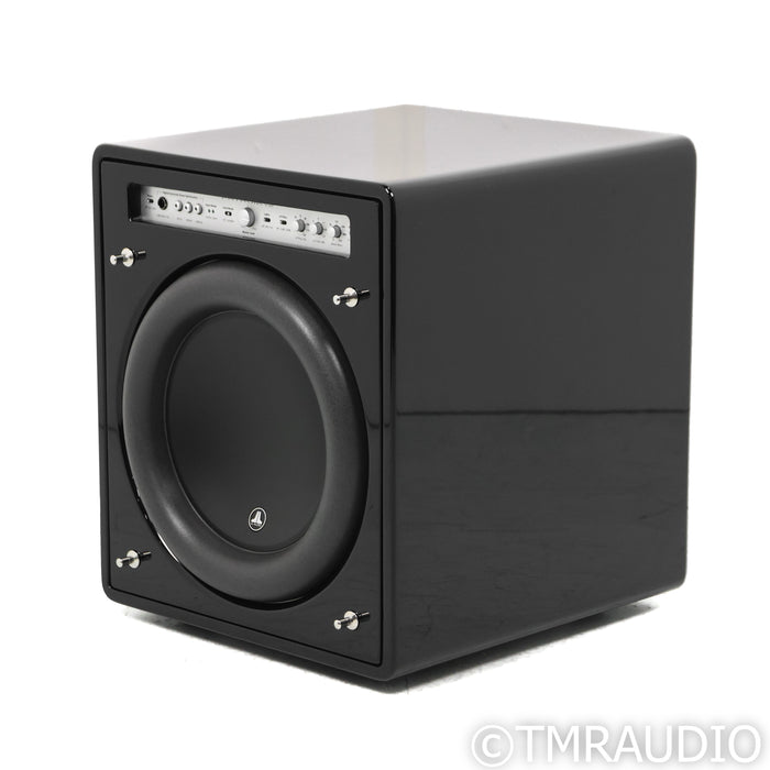 JL Audio Fathom F112 v2 12" Powered Subwoofer; Gloss Black w/ Gaia I Feet