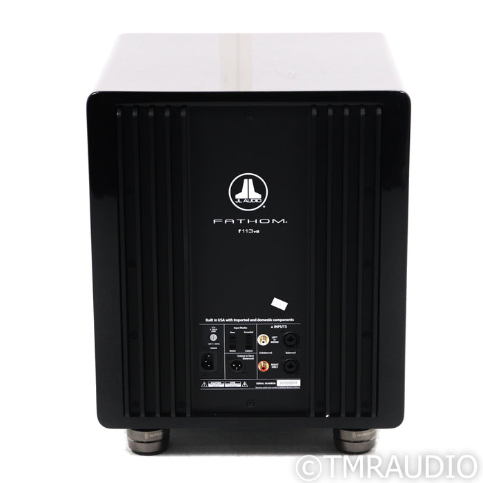 JL Audio Fathom F113v2 13.5" Powered Subwoofer; Gloss Black w/ Gaia I